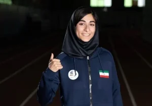 مدال نقره مریم احمدی در دوی ۱۵۰۰ متر قهرمانی جوانان آسیا